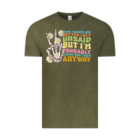 Some Things Are Better Left Unsaid Vintage Tee | Teevron