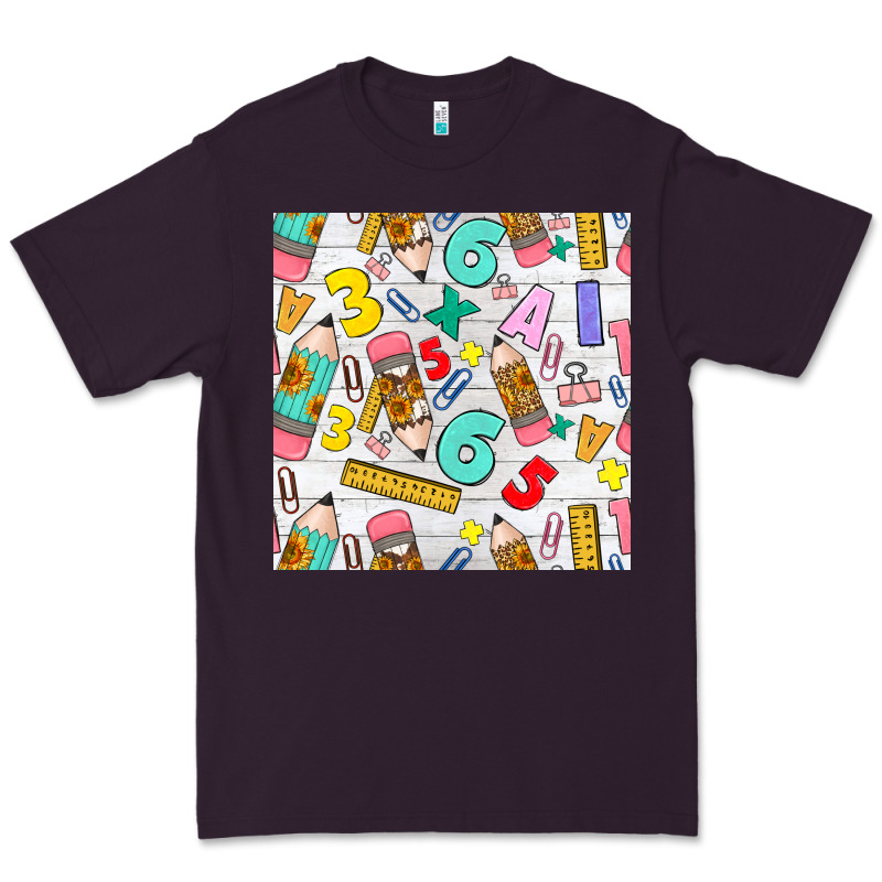 Back To School Seamless Pattern Premium Tee by BundleAndBundleShop | Teevron
