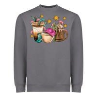 Storm Western Cowgirl Coffee Cup Bbs Heavyweight Sweatshirt - BundleAndBundleShop
