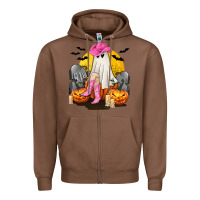 Chestnut Halloween Cowgirl Costumes Zipper Hoodie - texasbilliewilder