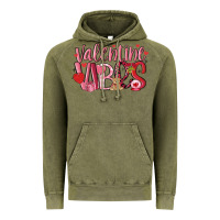 Vintage Olive valentine vibes Vintage Hoodie - MaliasSmallBusiness