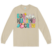 Mushroom Egg Hunting Crew Easter Long Sleeve Tee - BundleAndBundleShop