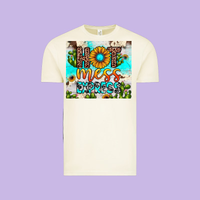 Hot Mess Express Vintage Tee Designed By Jahusdesignshop