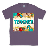 Lavender teacher Classic Tee - MaliasSmallBusiness