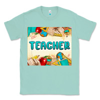 Seafoam teacher Classic Tee - MaliasSmallBusiness