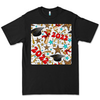 Black graduation 2022 seamless pattern Premium Tee - BundleAndBundleShop