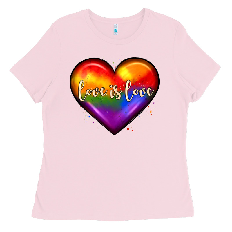 Love Is Love Heart Ladies Tee by JahusDesignShop | Teevron