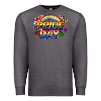 Charcoal Heather Pride day Premium Sweatshirt - CowGirlArtShop