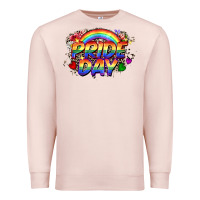 Pale Pink Pride day Premium Sweatshirt - CowGirlArtShop