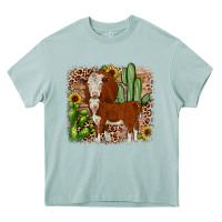 Arona Hereford cactus sunflower Heavy Core Tee - JahusDesignShop