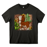 Asphalt Hereford cactus sunflower Heavy Core Tee - JahusDesignShop