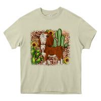 Mossy Hereford cactus sunflower Heavy Core Tee - JahusDesignShop