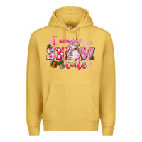 Antique Gold i am snow cute Premium Hoodie - CowGirlArtShop