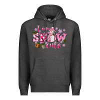 Charcoal Heather i am snow cute Premium Hoodie - CowGirlArtShop