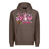 Coffee i am snow cute Premium Hoodie - CowGirlArtShop