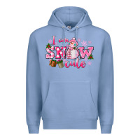 Colony Blue i am snow cute Premium Hoodie - CowGirlArtShop
