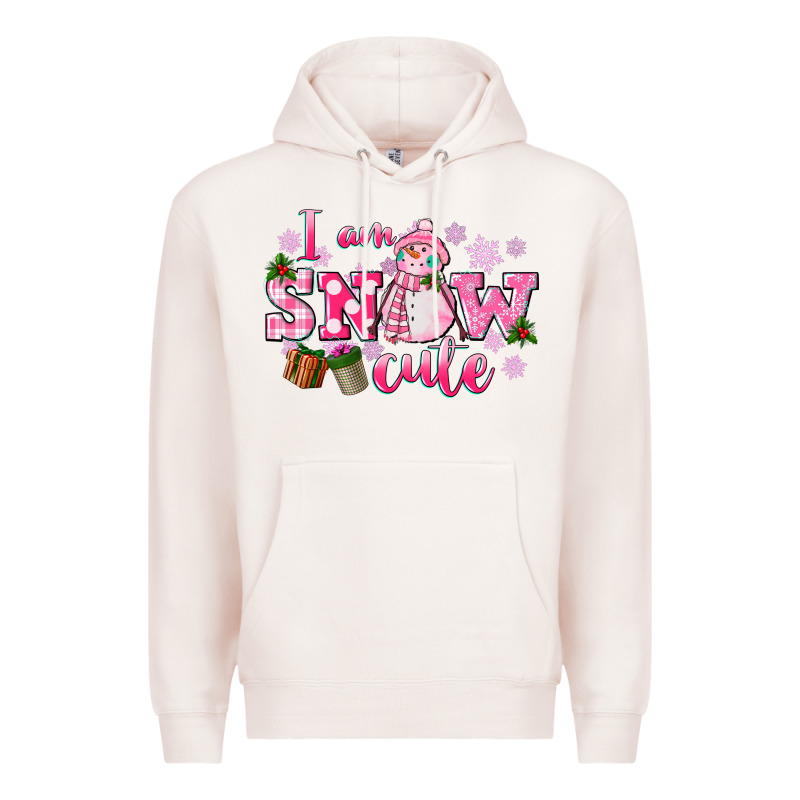 I Am Snow Cute Premium Hoodie by CowGirlArtShop | Teevron