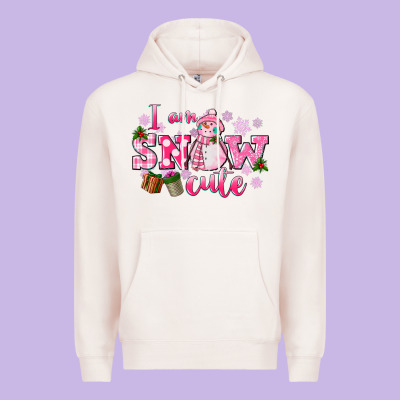 I Am Snow Cute Premium Hoodie Designed By Cowgirlartshop