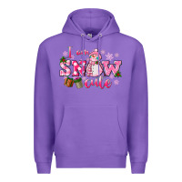 Purple i am snow cute Premium Hoodie - CowGirlArtShop