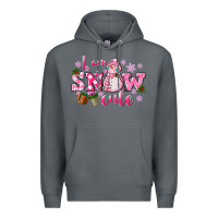 Rock i am snow cute Premium Hoodie - CowGirlArtShop