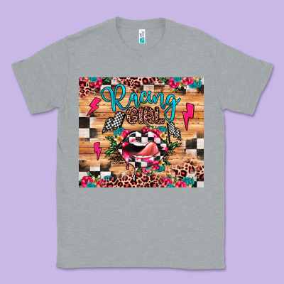 Racing Girl Classic Tee Designed By Jahusdesignshop