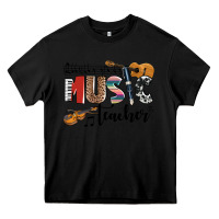 Black music teacher Heavy Core Tee - AdoDesignShop