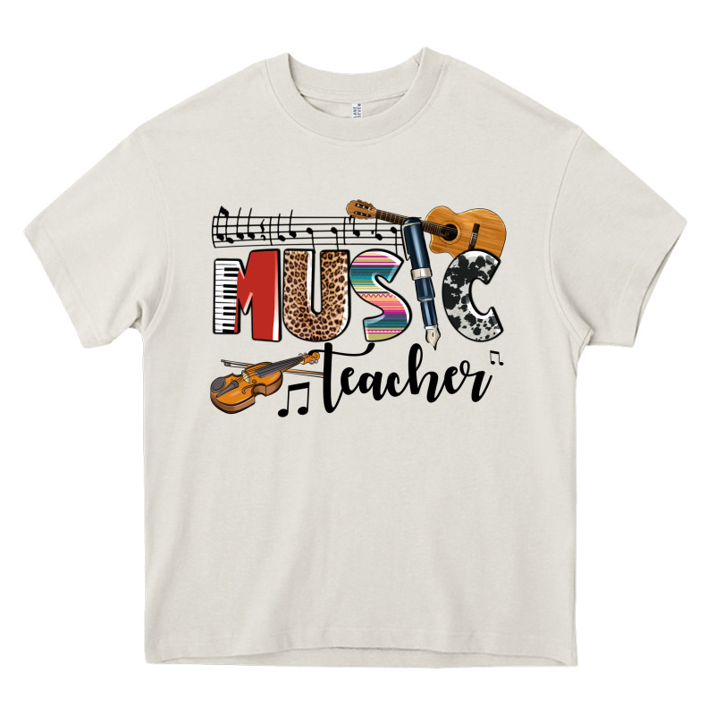 Music Teacher Heavy Core Tee by AdoDesignShop | Teevron