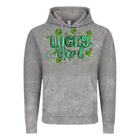 Cloud Rock lucky girl Vintage Hoodie - MaliasSmallBusiness