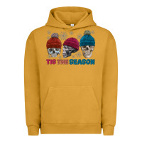 Pigment Peanut Butter tis the season skull winter Urban Hoodie - FaDigitalArtStudio