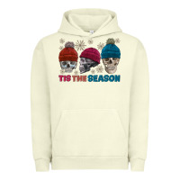 Pigment Pistachio tis the season skull winter Urban Hoodie - FaDigitalArtStudio