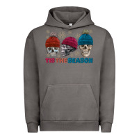 Pigment Tornado tis the season skull winter Urban Hoodie - FaDigitalArtStudio