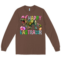 Chestnut Happy Eastrawr Easter Long Sleeve Tee - BundleAndBundleShop