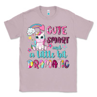Lilac cute smart and a little bit dramatic with unicorn Classic Tee - NancyCooperArtShop