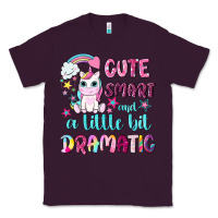 Plum cute smart and a little bit dramatic with unicorn Classic Tee - NancyCooperArtShop