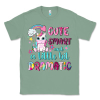Sage cute smart and a little bit dramatic with unicorn Classic Tee - NancyCooperArtShop