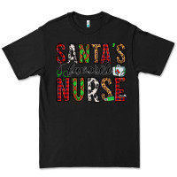 Black santa's favorite nurse Premium Tee - Jasminsmagicworld