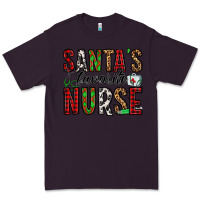 Plum santa's favorite nurse Premium Tee - Jasminsmagicworld