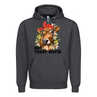 Smoke Cute Heifer Zipper Hoodie - texasbilliewilder