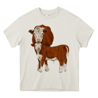 Cream hareford Heavy Core Tee - JahusDesignShop
