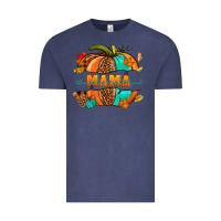 Vintage Denim Thankful grateful blessed mama pumpkin Vintage Tee - NancyCooperArtShop