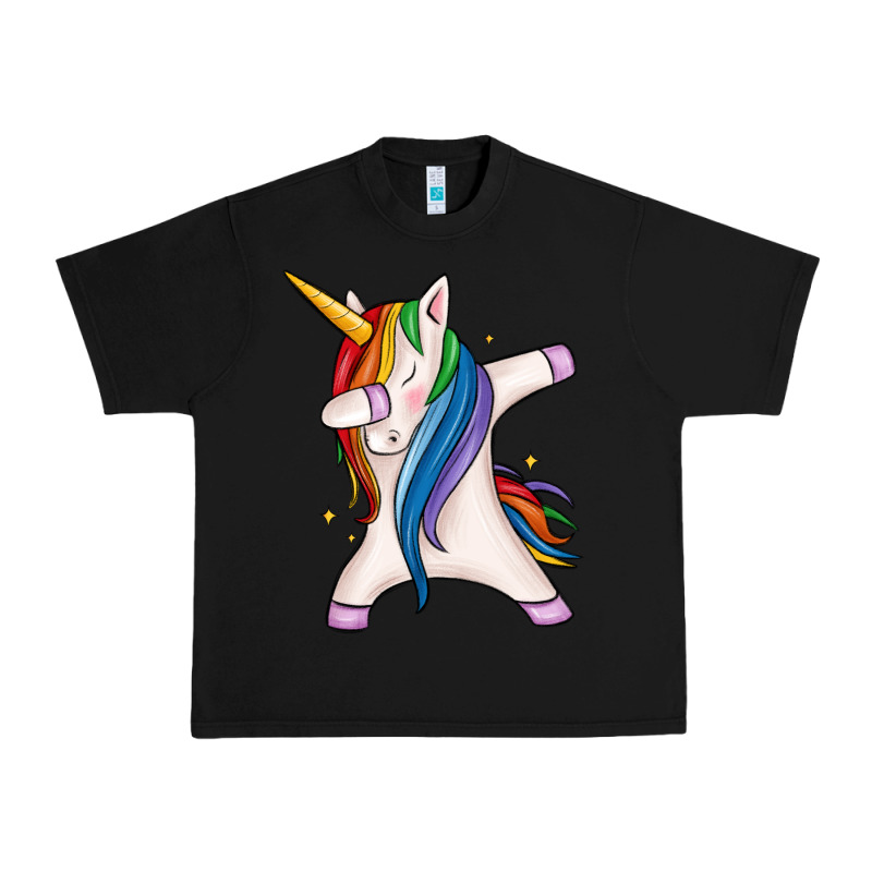 Dabbing Unicorn Urban Heavy Tee by MaliasSmallBusiness | Teevron