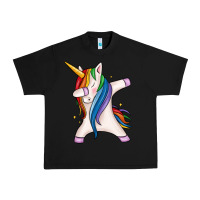 Black dabbing unicorn Urban Heavy Tee - MaliasSmallBusiness