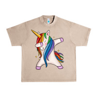 French Oak dabbing unicorn Urban Heavy Tee - MaliasSmallBusiness