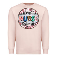 Pale Pink nurse coaster Premium Sweatshirt - CowGirlArtShop