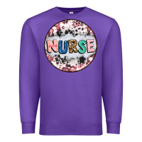 Purple nurse coaster Premium Sweatshirt - CowGirlArtShop