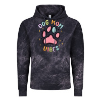 Cloud Black dog mom vibes Vintage Hoodie - MaliasSmallBusiness