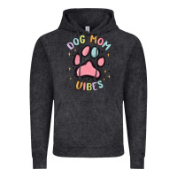 Vintage Black dog mom vibes Vintage Hoodie - MaliasSmallBusiness
