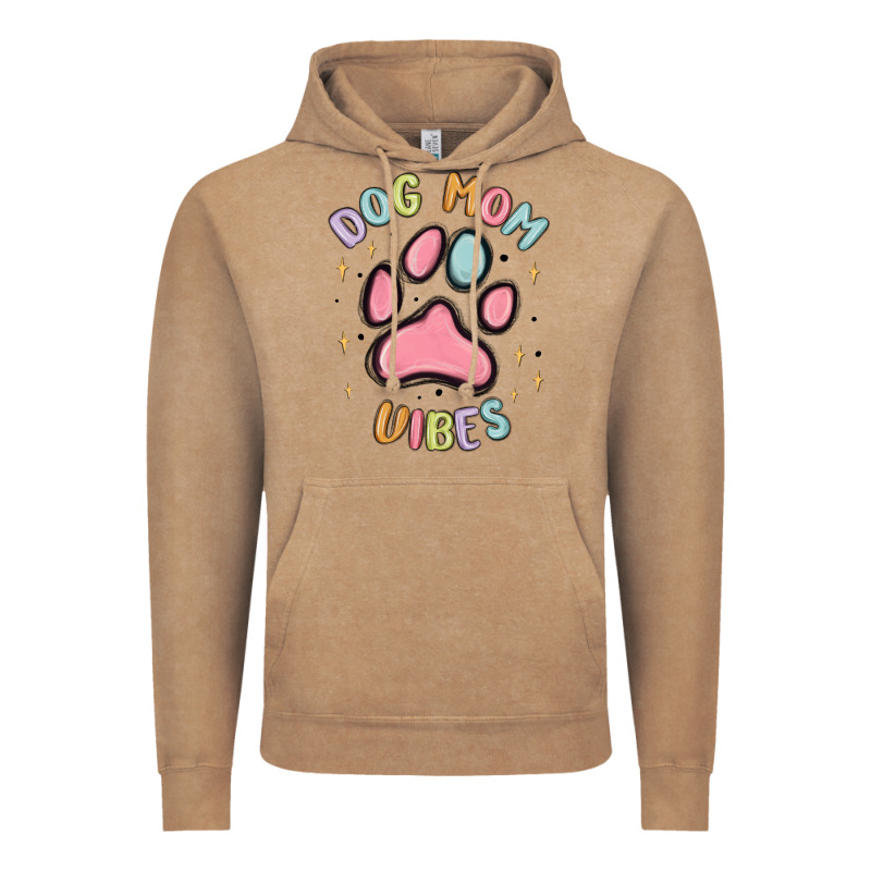 Dog Mom Vibes Vintage Hoodie by MaliasSmallBusiness | Teevron