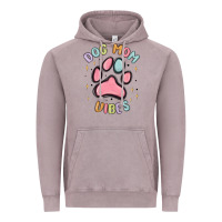 Vintage Zinc dog mom vibes Vintage Hoodie - MaliasSmallBusiness