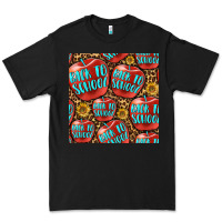 Black back to school with apple seamless pattern Premium Tee - BundleAndBundleShop